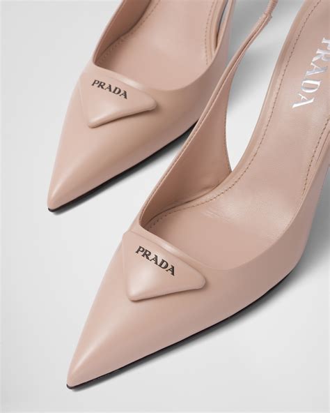 pink Prada slingbacks